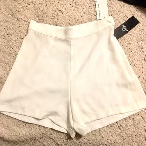 NWT American Apparel ivory high waisted shorts
